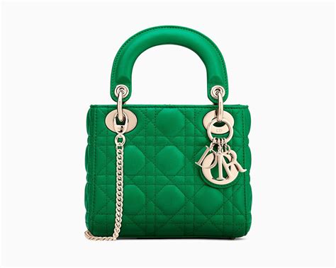 dior mini green bag